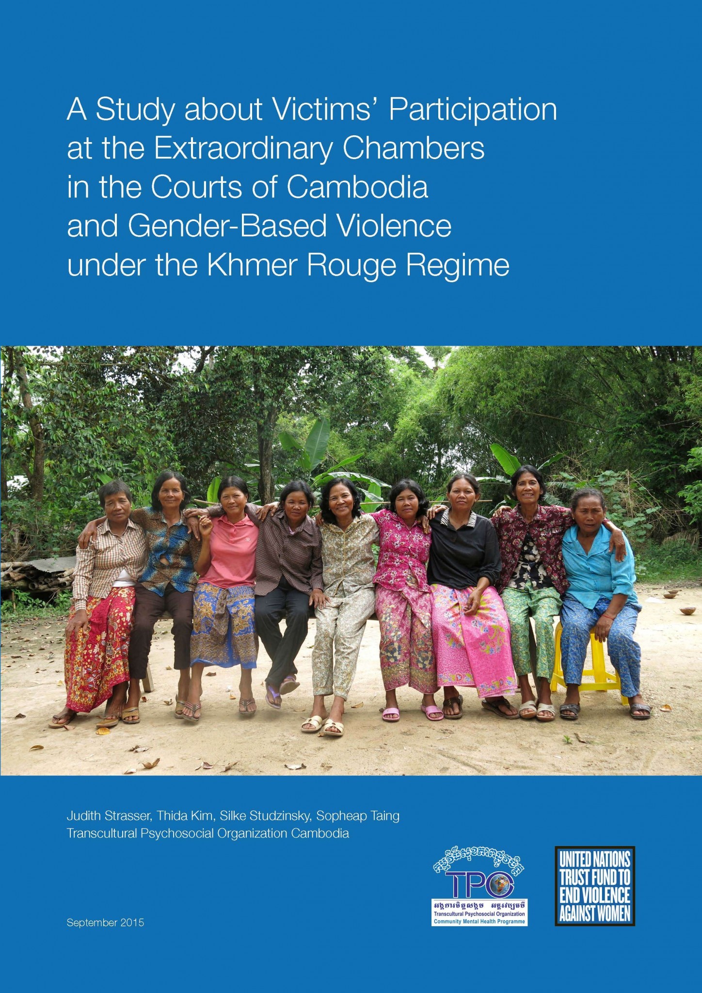 TPO_GBV under the Khmer Rouge Report – published (2015)